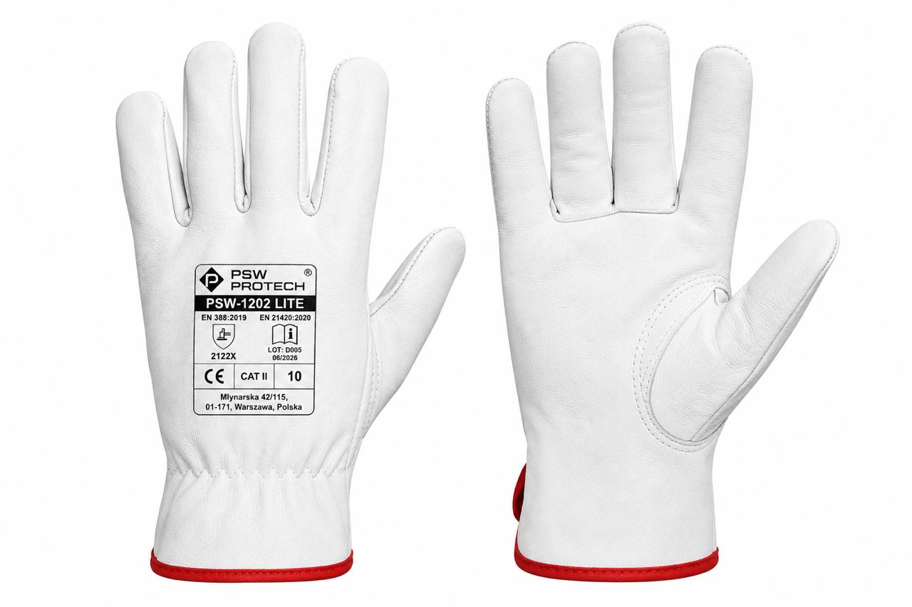 PSW-1202 Lite Rękawice Całoskórzane